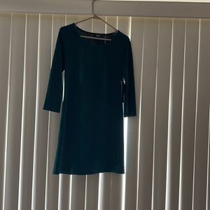 Green and sparkly dress